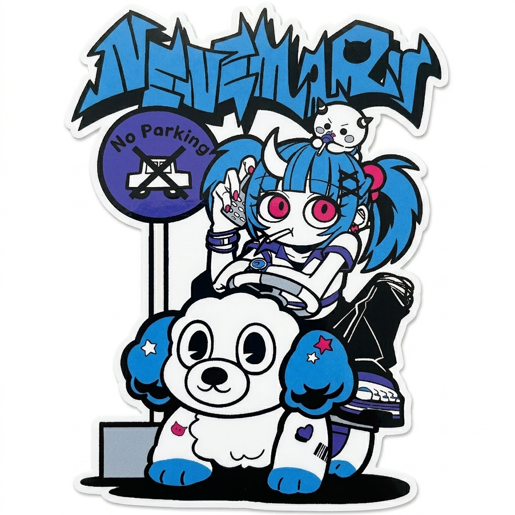 【寧々丸６周年記念グッズ】ステッカー付きセット