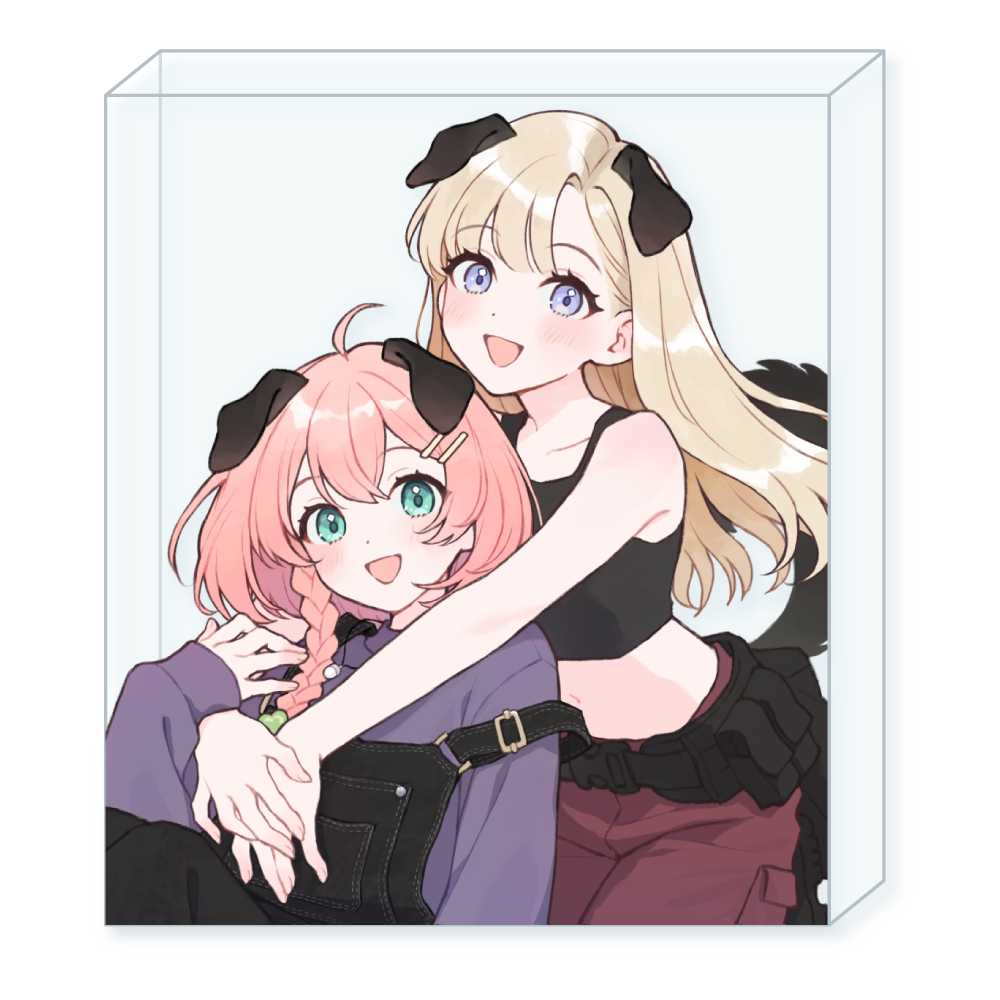 【天羽よつは８周年記念グッズ】アクリルブロックA