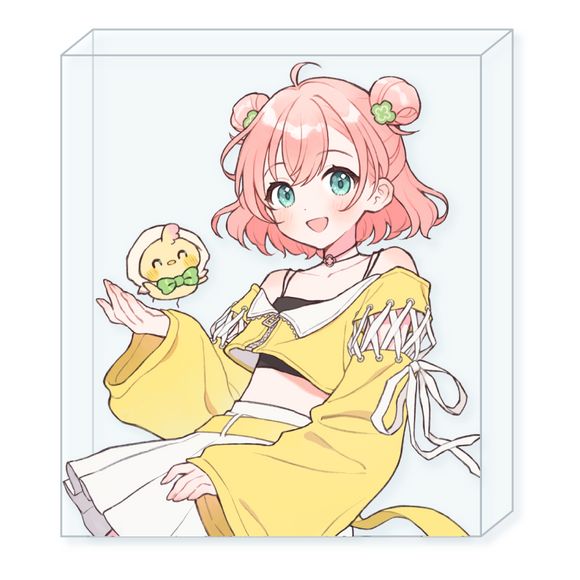 【天羽よつは８周年記念グッズ】アクリルブロックB